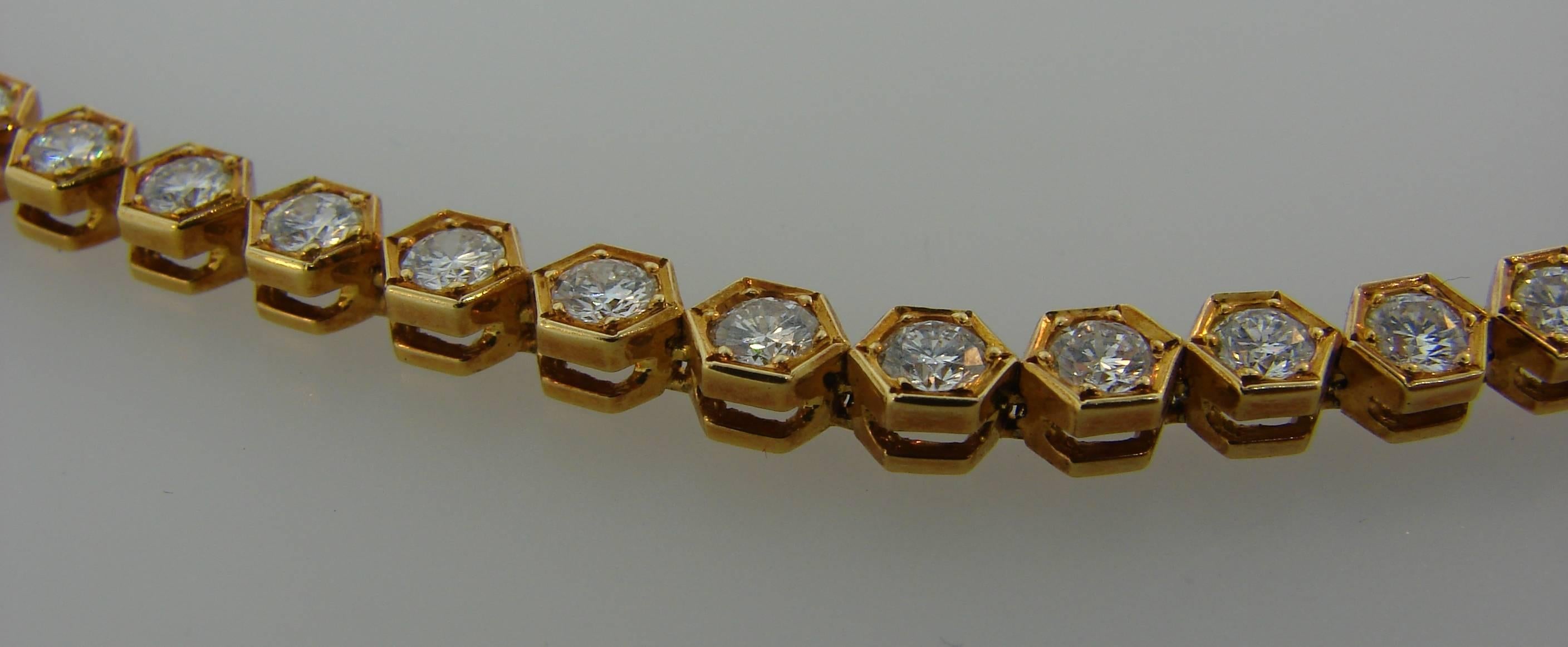 Women's Van Cleef & Arpels Diamond Yellow Gold Necklace