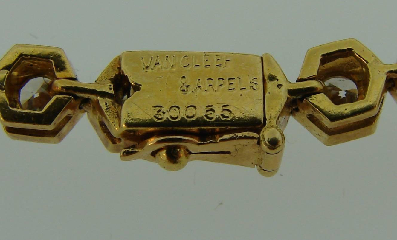 Van Cleef & Arpels Diamond Yellow Gold Necklace 1