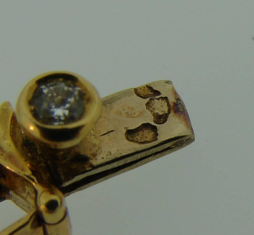 Van Cleef & Arpels Diamond Yellow Gold Necklace 3