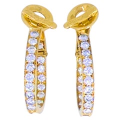 Van Cleef & Arpels – Diamant-Creolen aus 18-karätigem Gold
