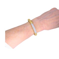 Van Cleef & Arpels Vintage-Armband aus 18-karätigem Gold und Platin mit Diamanten, um 1973