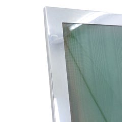 Vintage Web Sterling Silver 8x10 Picture Frame Green Velvet Back