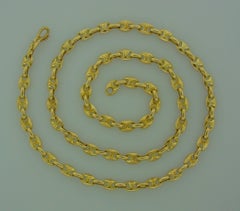 Van Cleef & Arpels Yellow Gold Nautical Link Chain Necklace