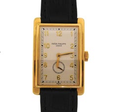 Vintage Patek Philippe Yellow Gold manual wind Wristwatch