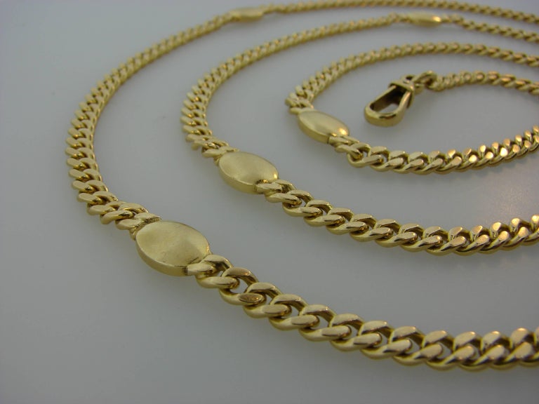 1970s Bulgari Yellow Gold Chain Necklace For Sale at 1stDibs | 1970s ...