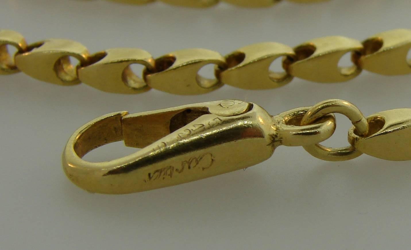 Cartier Yellow Gold Chain Necklace, 1970s In Excellent Condition In Beverly Hills, CA