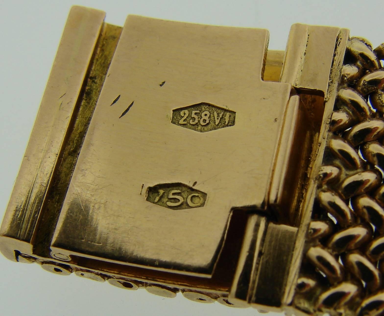 Corum Yellow Gold Coin Bracelet mechanical Wristwatch 4