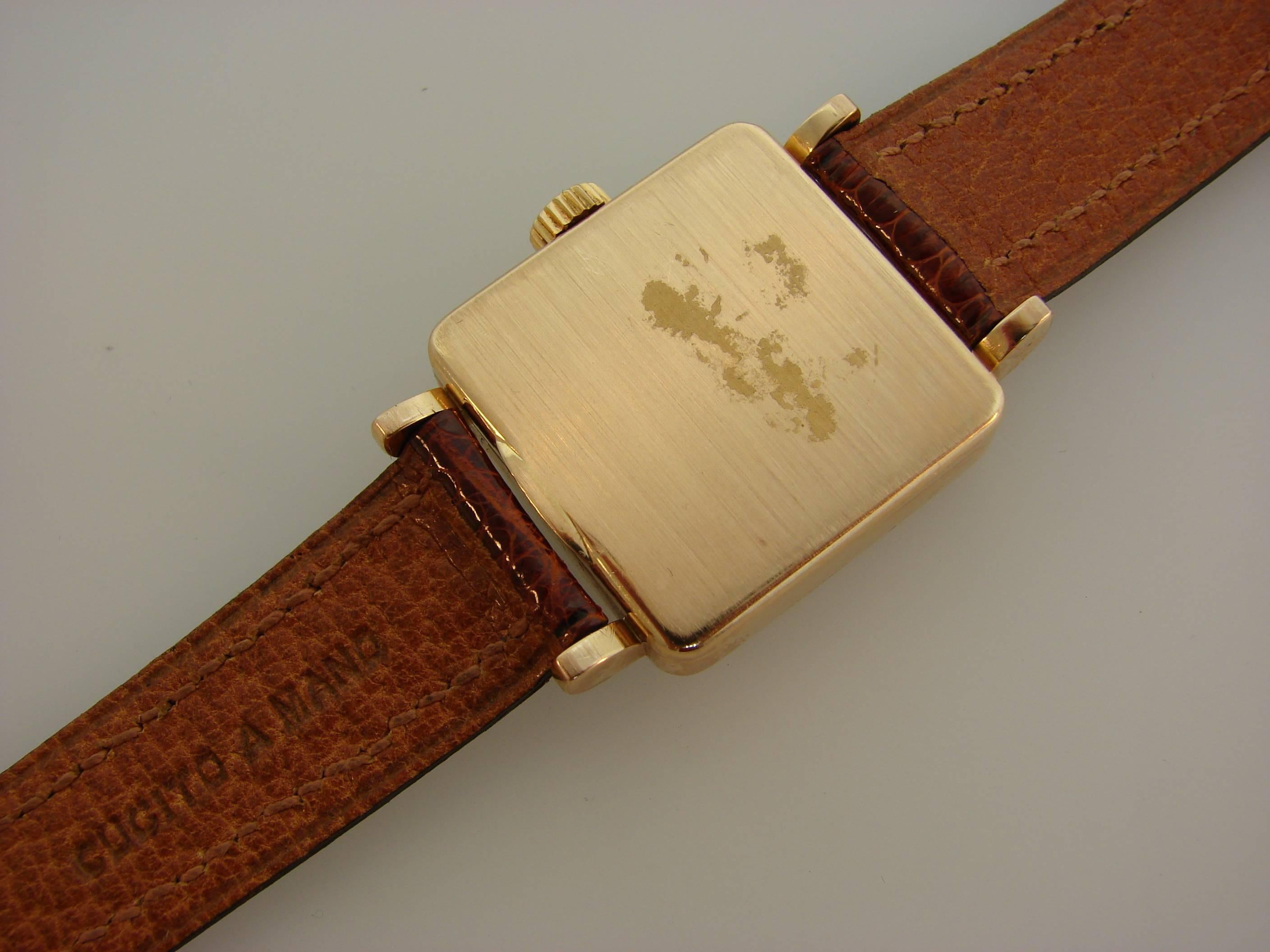 Patek Philippe Yellow Gold Manual Wind Wristwatch  2
