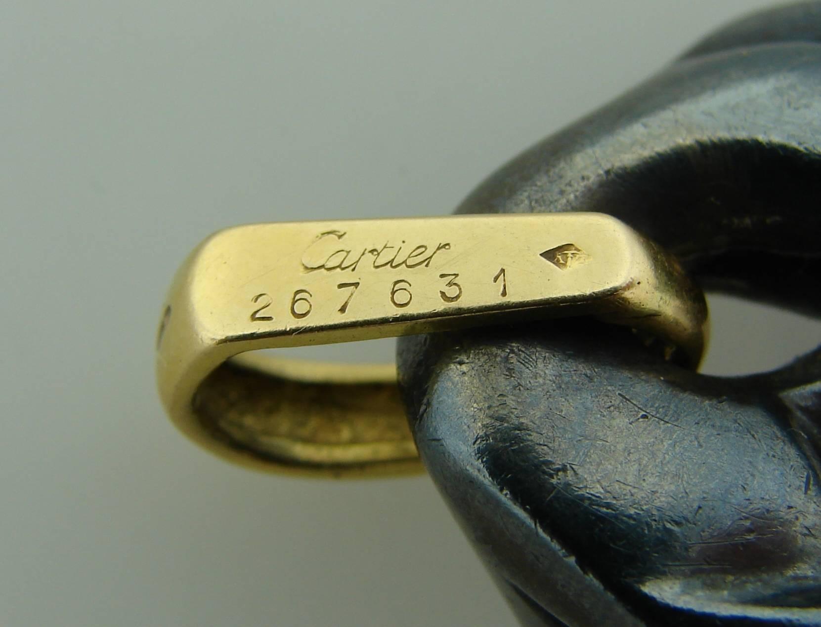 Ciondolo Panthere in argento e oro di Cartier 2