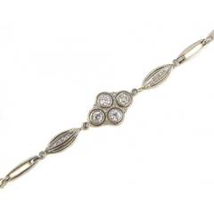 Vintage 1920's Old Cut Diamond Bracelet