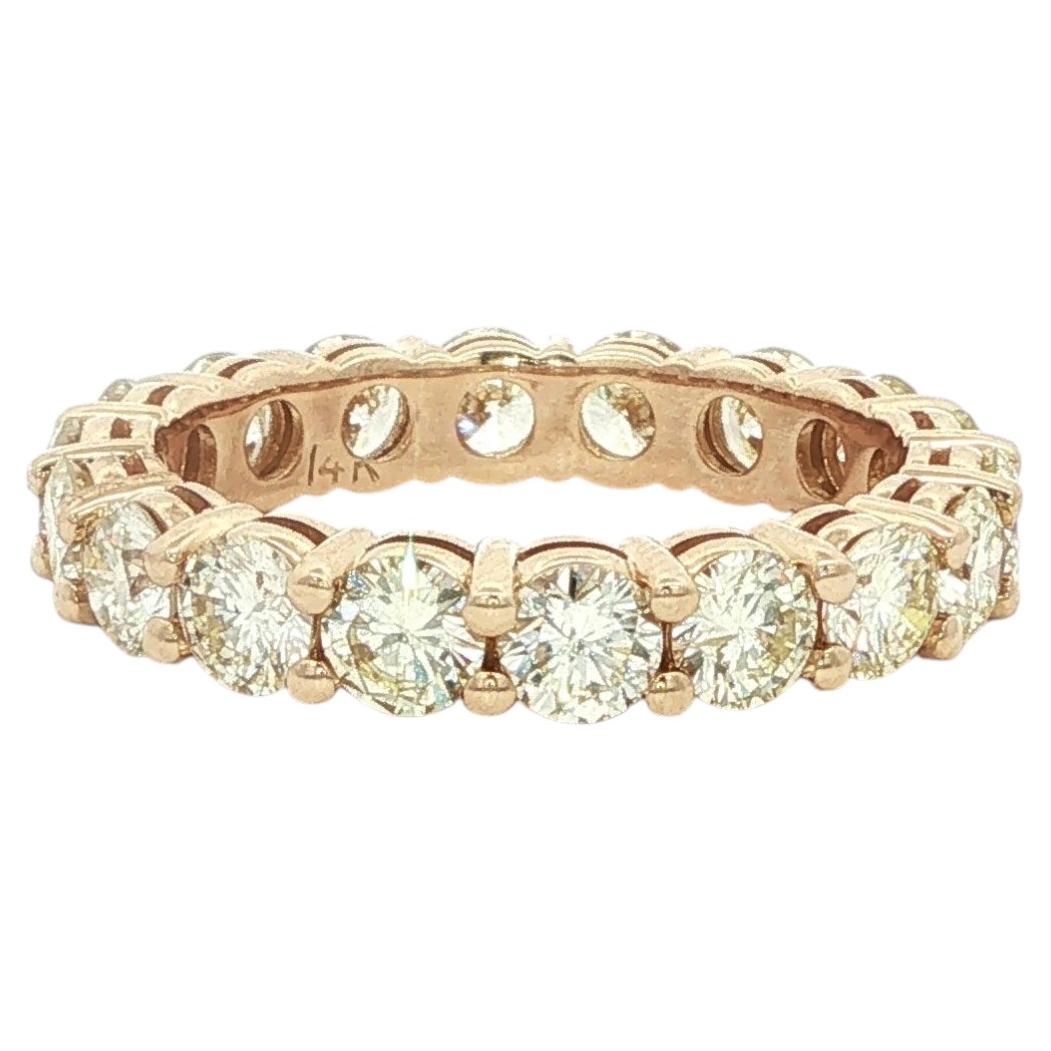 Diamond 3ctw Eternity Band 14K Yellow Gold