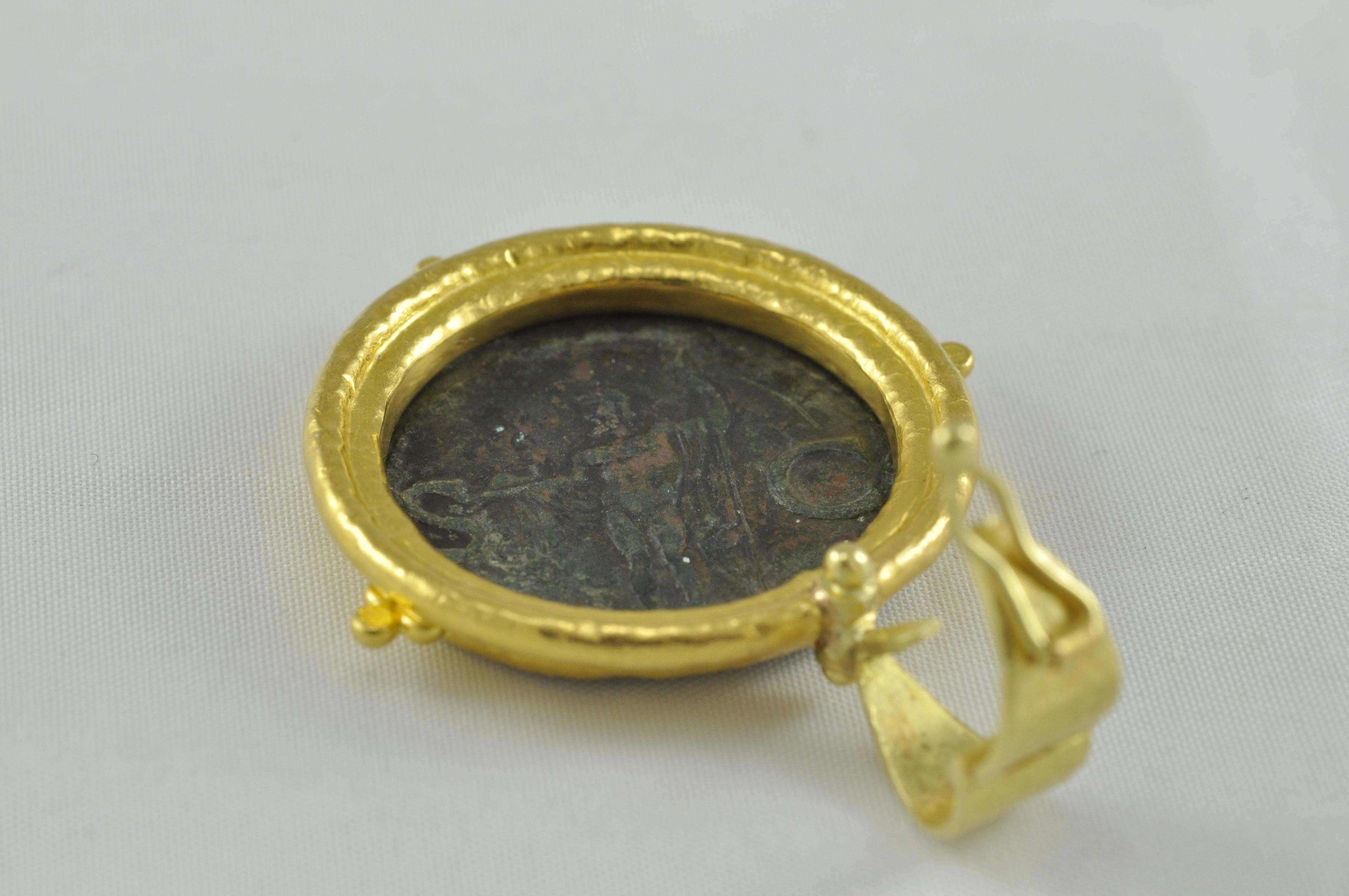 julius caesar coin necklace