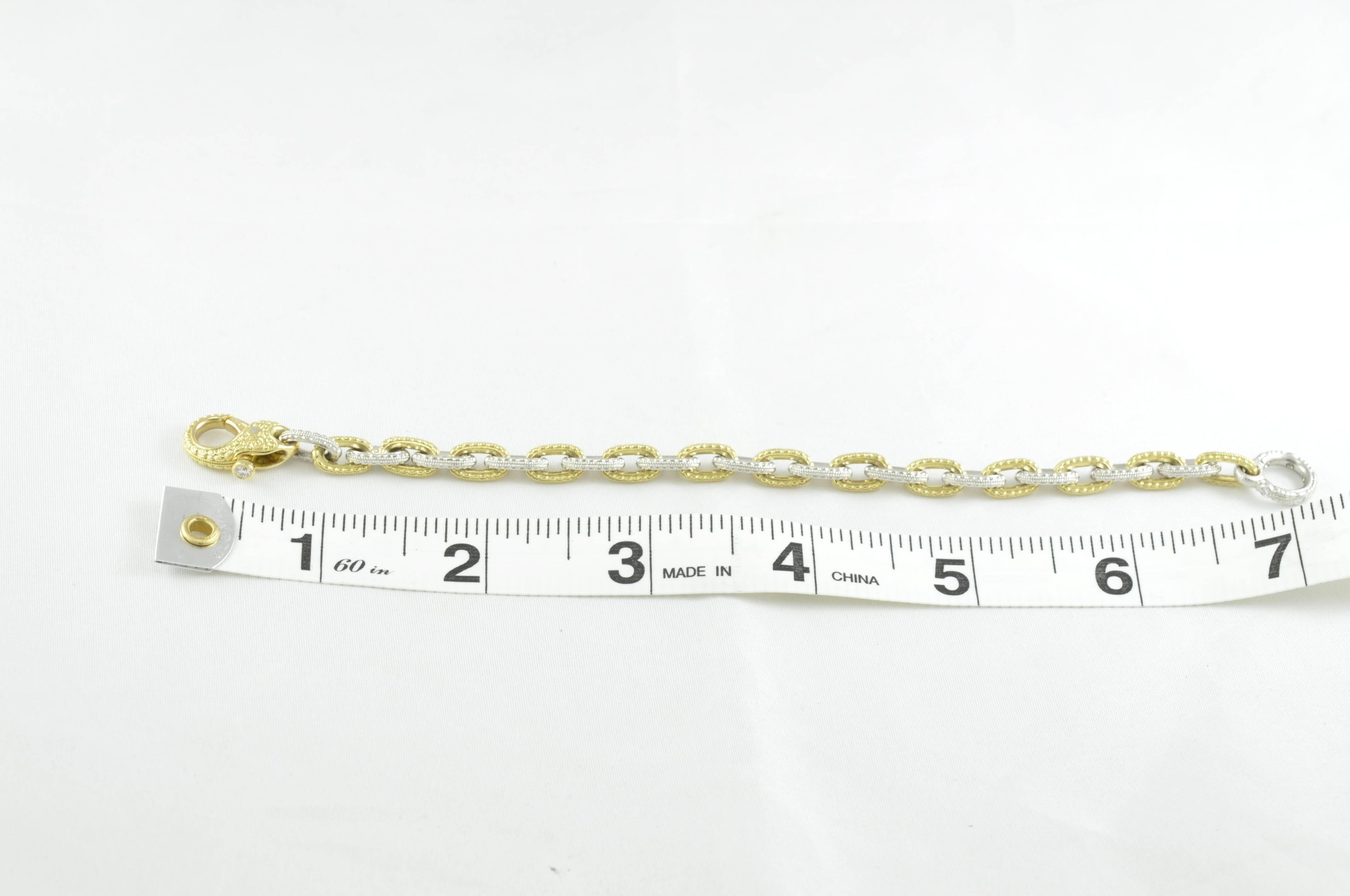 Modern Alex Sepkus Two-Toned Bracelet