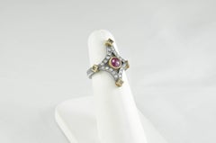 Todd Reed Faceted Ruby Ring