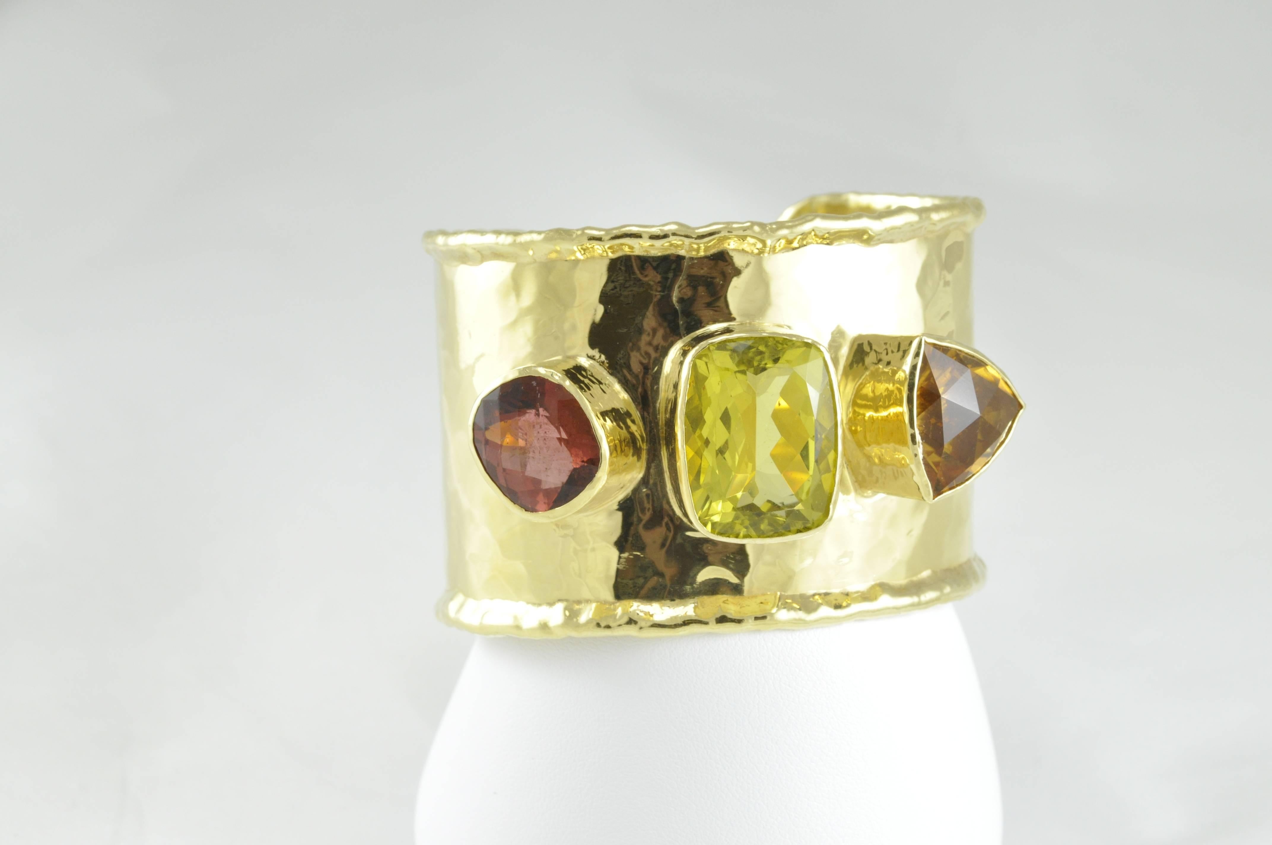 wide cuff bracelets with stones