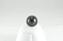 Black Onyx Dome Ring