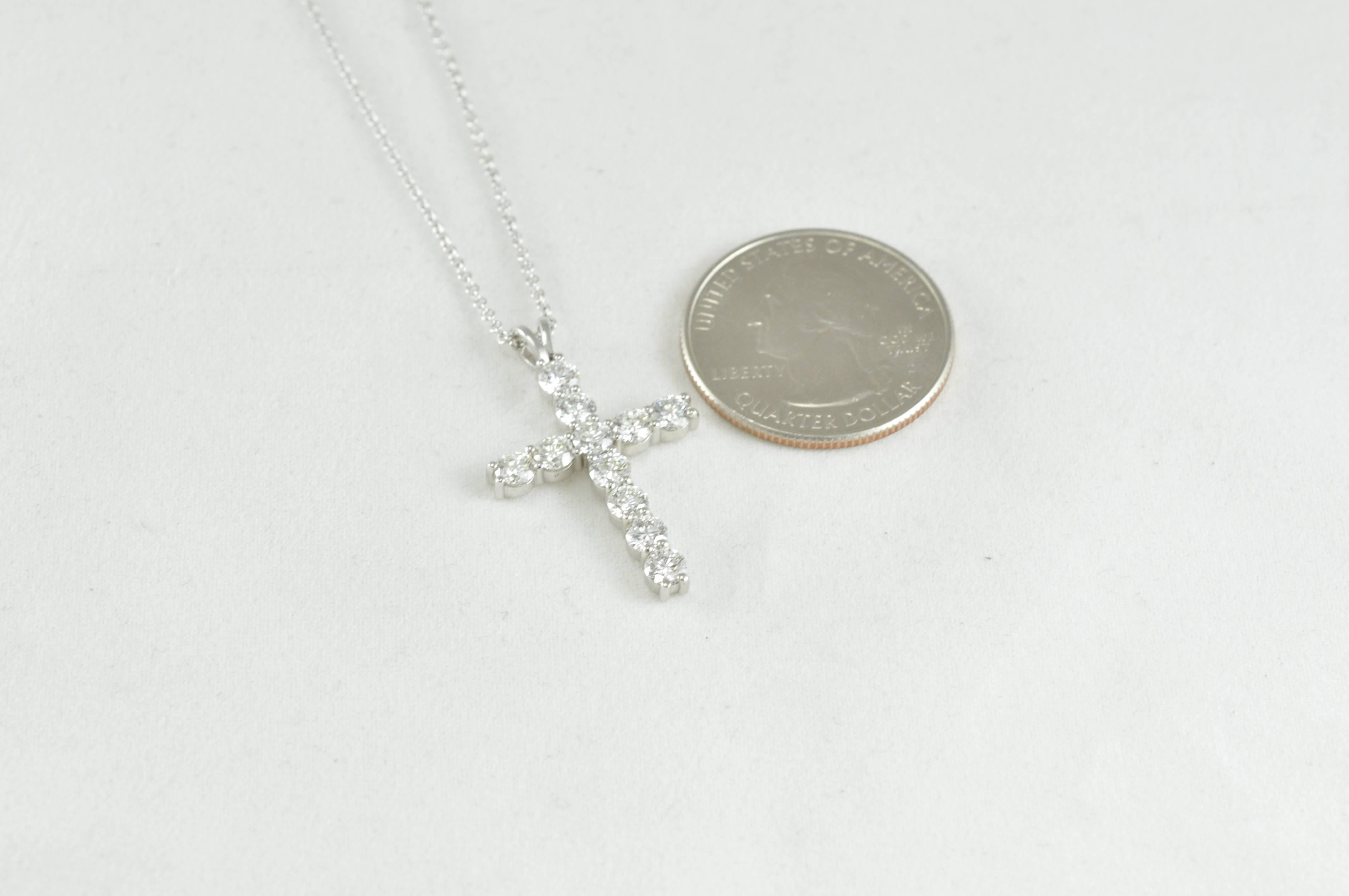 1.97 Carat Diamond Cross 1