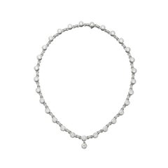 Roberto Coin Italian Bezel-Set Diamond Necklace and Bracelet Set