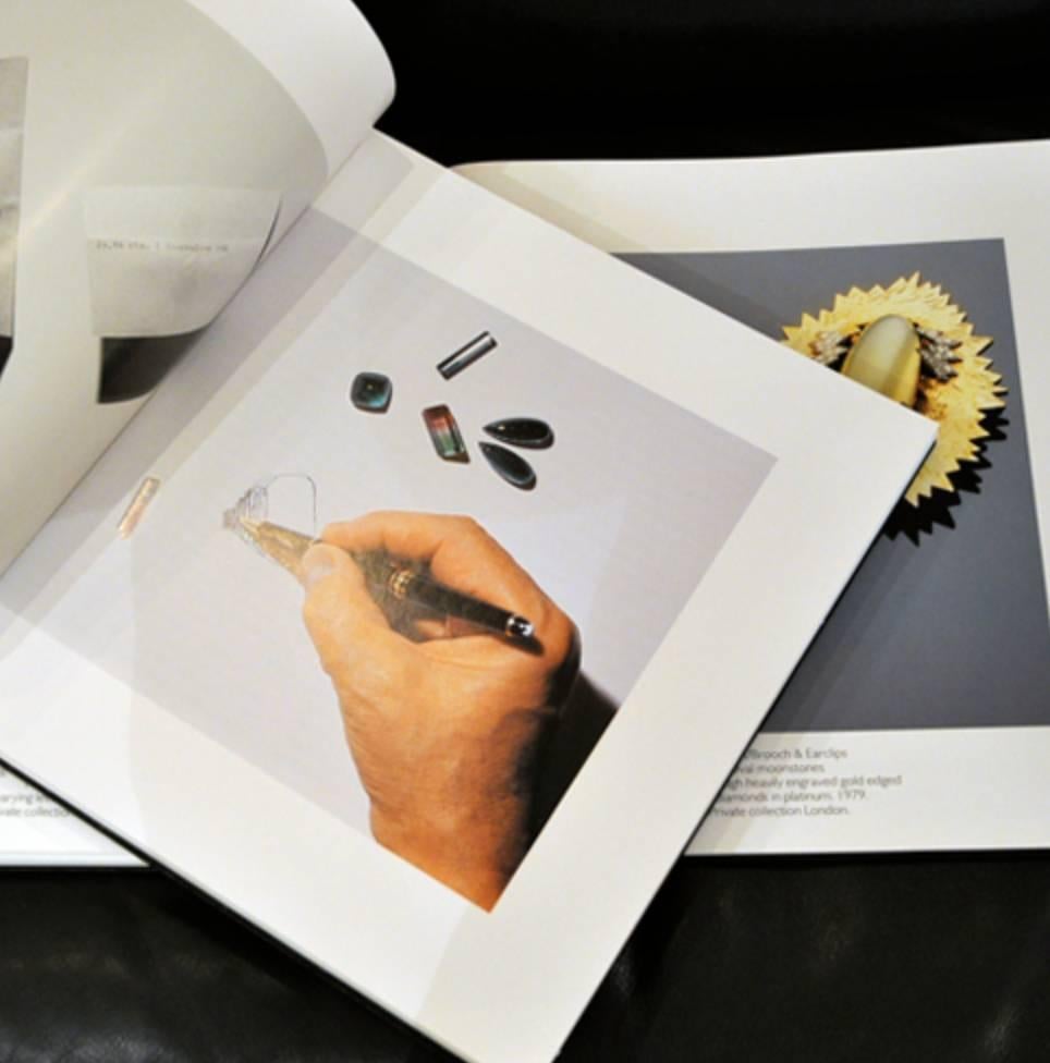 One of the most original and luxurious books on jewellery ever published.
GRIMA Limited Edition Book

Each copy comes with an original painted illustration by Andrew Grima 

Photographed in his own inimitable style by Johann Willsberger.
The book