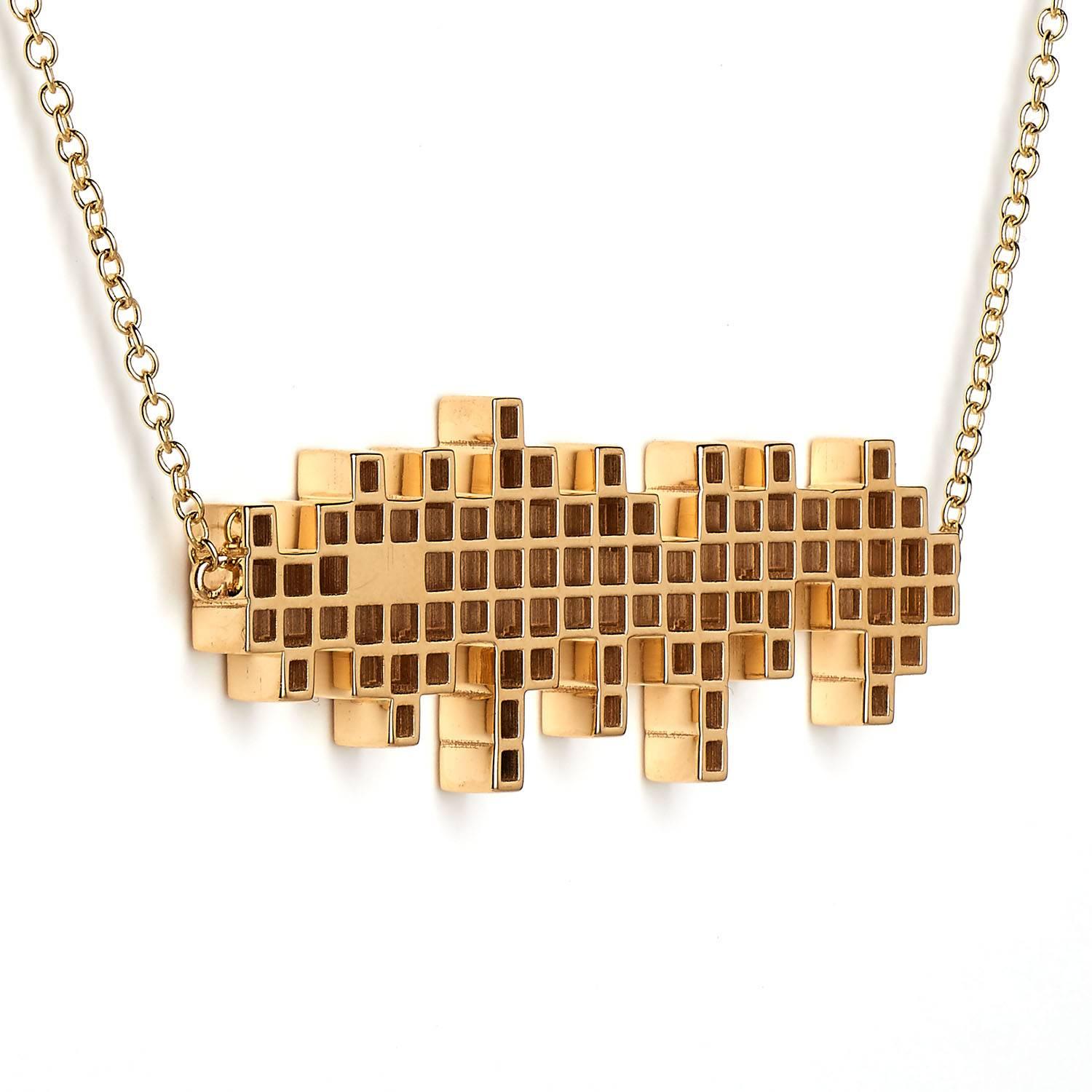 Contemporary Francesca Grima Yellow Gold Equalizer Necklace For Sale