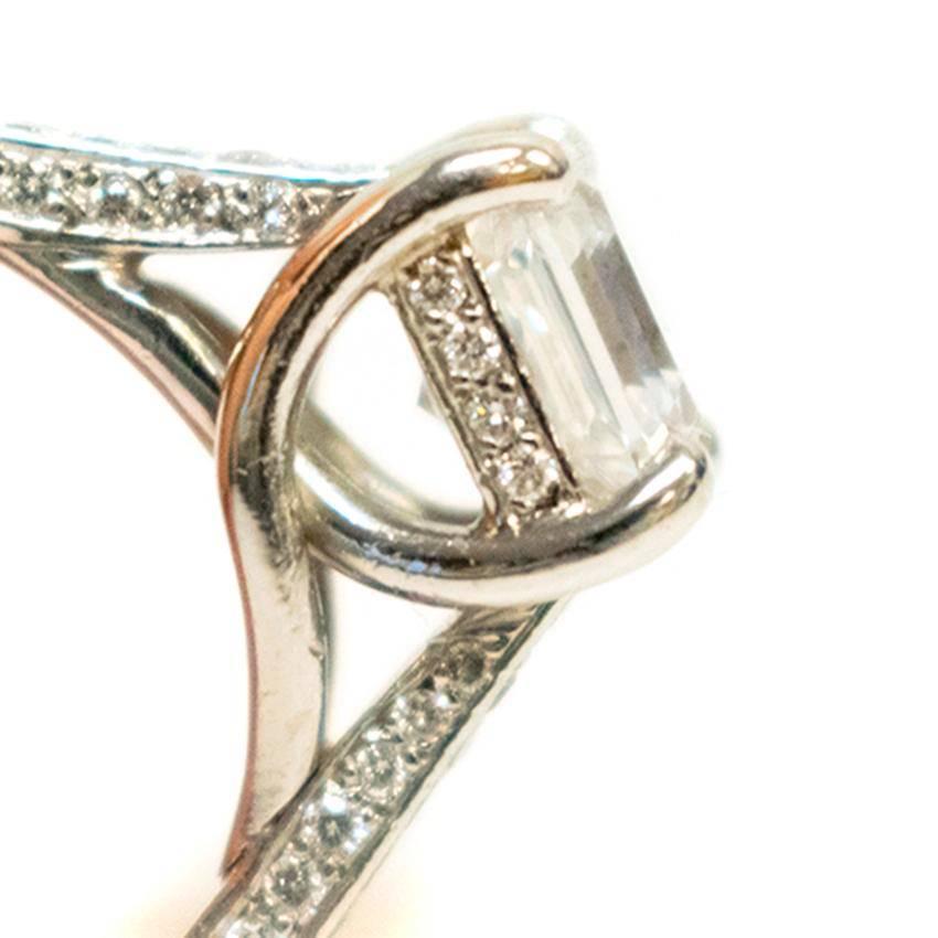 Bespoke Platinum Diamond Ring For Sale 3