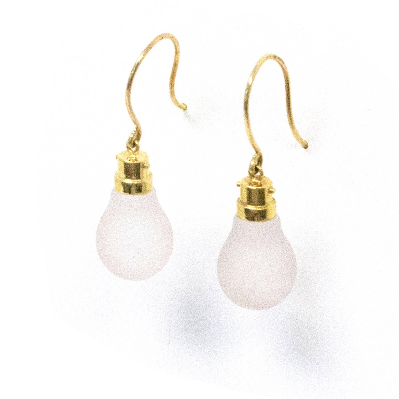 Theo Fennell 18 Carat Gold Halogen Light Bulb Earrings In New Condition In London, GB