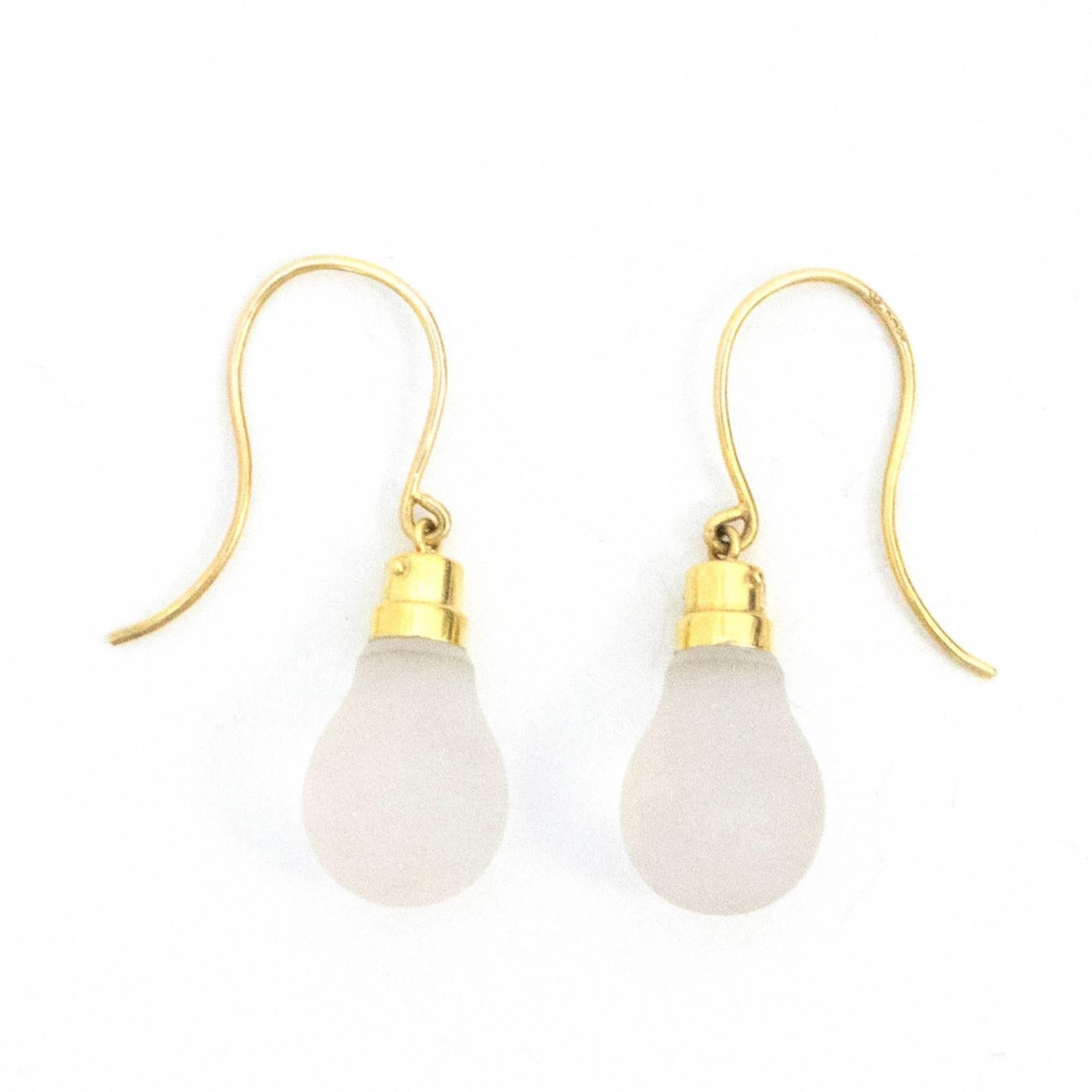 Women's Theo Fennell 18 Carat Gold Halogen Light Bulb Earrings