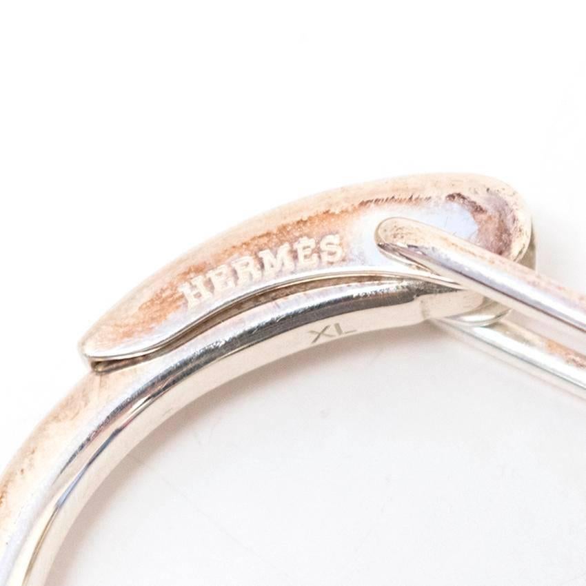 Women's Hermes Silver Bracelet For Sale