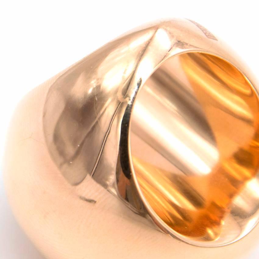 Baenteli 18 Karat Gold Sphere Ring For Sale 1