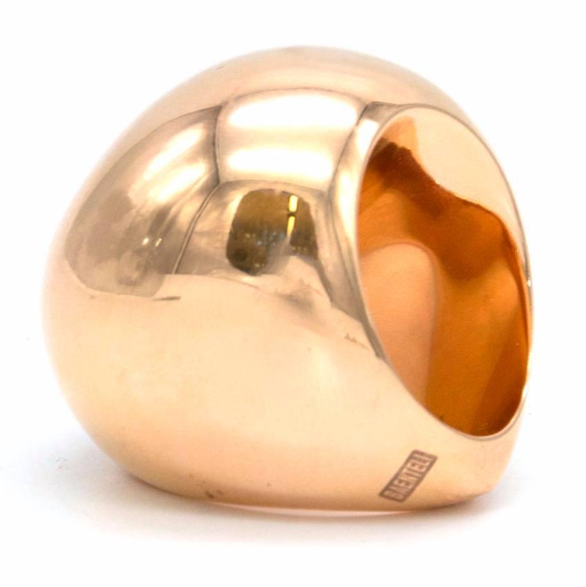 Baenteli 18 Karat Gold Sphere Ring For Sale 2