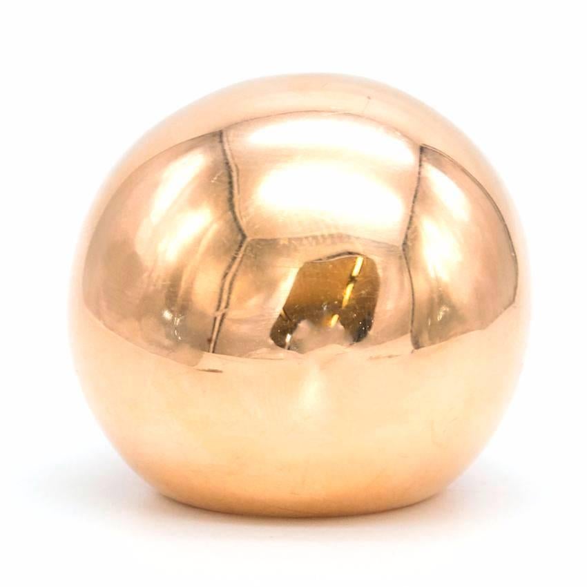 Baenteli 18 Karat Gold Sphere Ring For Sale 4