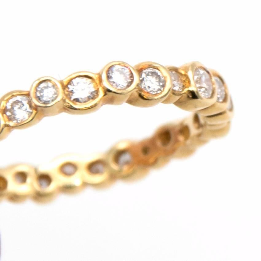 Women's Ippolita Starlet 18 Karat Gold Ring with Diamonds For Sale