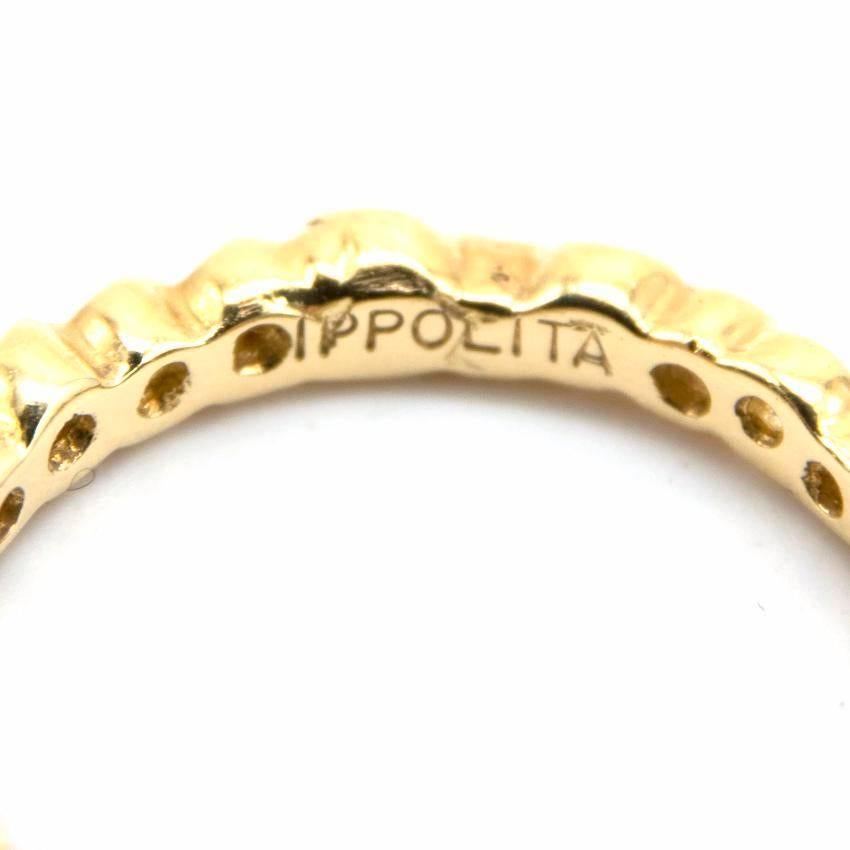 Ippolita Starlet 18 Karat Gold Ring with Diamonds For Sale 4