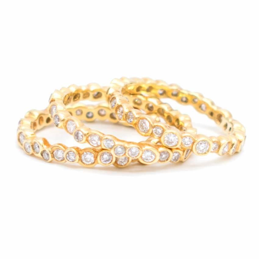 Ippolita Starlet 18 Karat Gold Ring with Diamonds For Sale 5