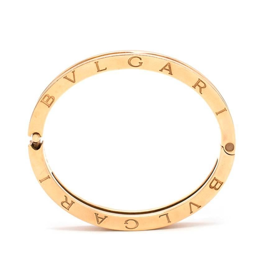 Bvlgari B. Zero 1 Gold Bracelet For Sale 3