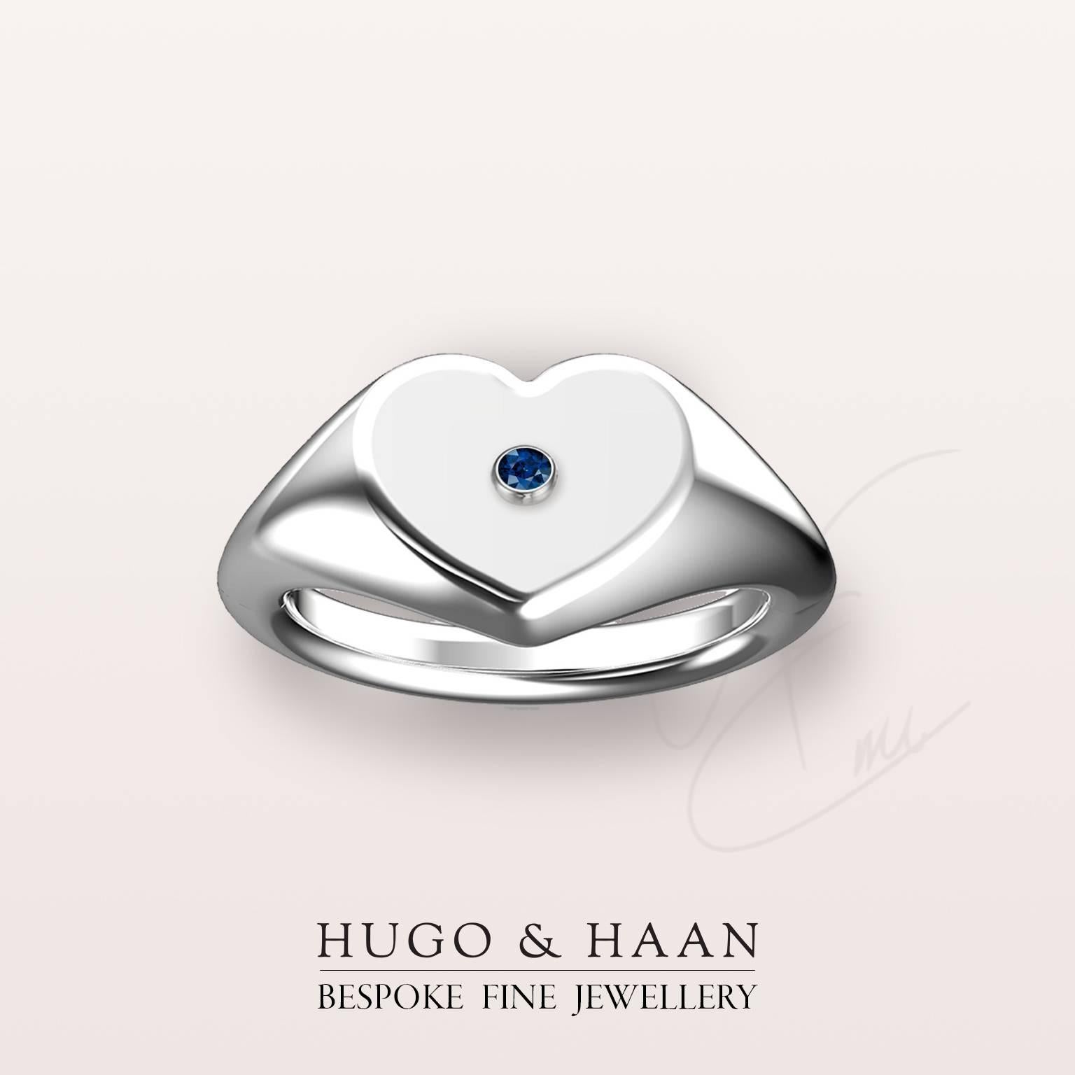 Details:

Material : 18k White Gold
Principle Gemstone : Blue Sapphire
Other Gemstone : -
Customizable: Yes

Options to customize: 

Metals available : Platinum, 18kt Yellow Gold or 18kt White Gold
Gemstones Available : Most semi-precious and