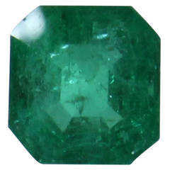 13.35 Carat GIA Colombian Octagon Cut Emerald Unmounted Stone