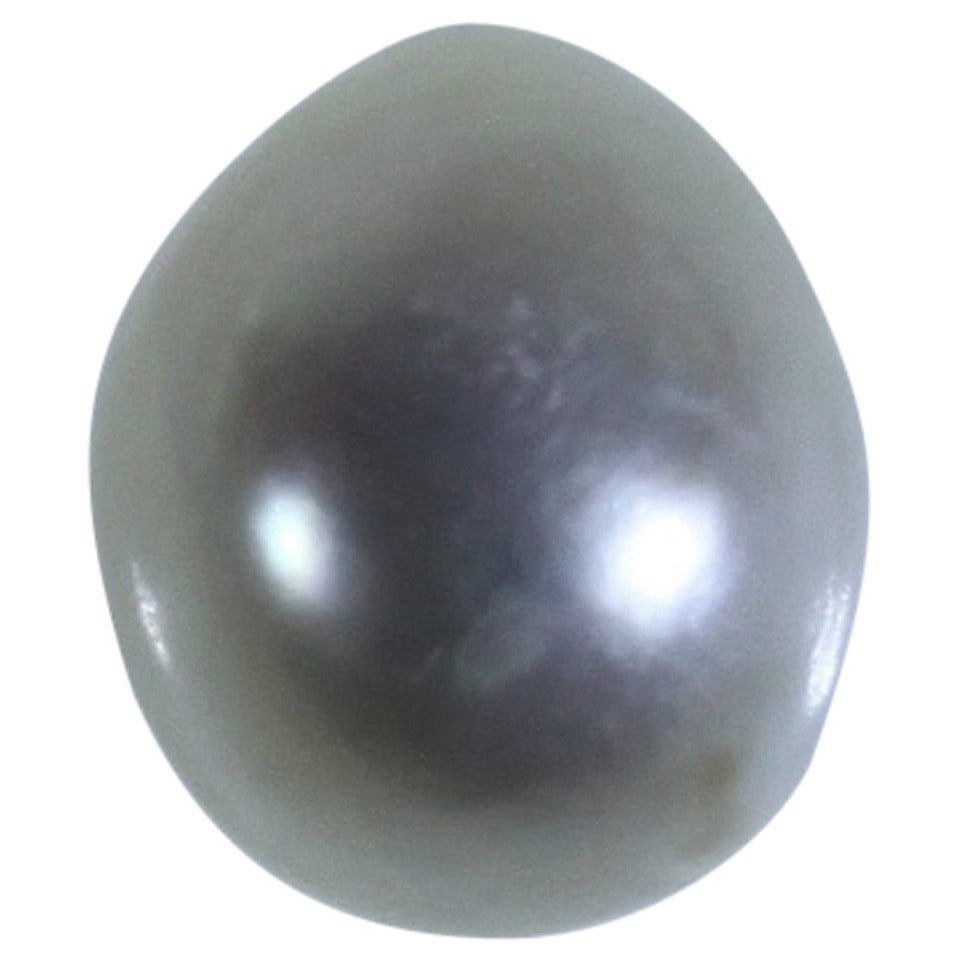 Nizam of Hyderabad Collection Unmounted 10.24 x 8.44 Natural Pearl Drop GIA For Sale