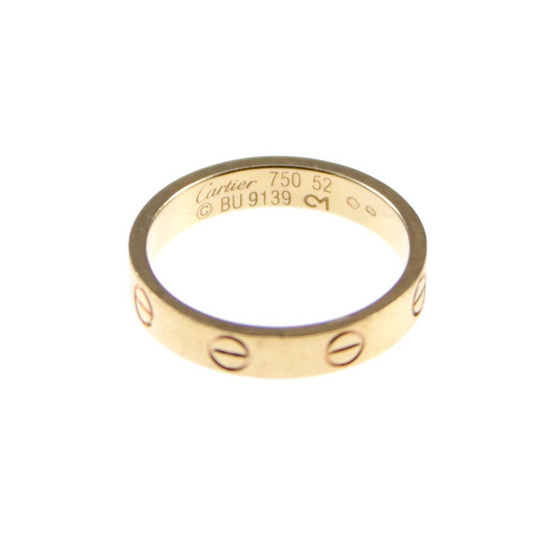 Cartier Rose Gold LOVE Band