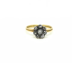 Victorian Diamond Cluster Ring