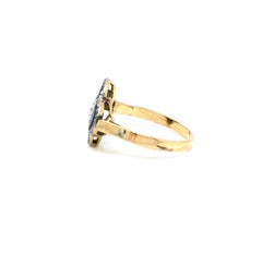 Art Deco Onyx and Diamond Ring