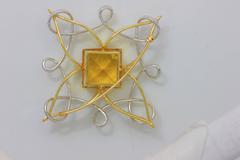 Frederic Sage 35.05 Carat Unheated Yellow Beryl Pendant Necklace