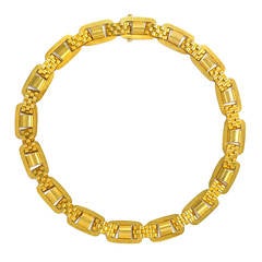 Antique Gold Collar Necklace 1