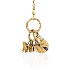 1930s Boucheron Snakelink Necklace with Antique Charms