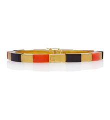 Cartier, bracelet jonc en or, onyx, corail et onyx, années 1960