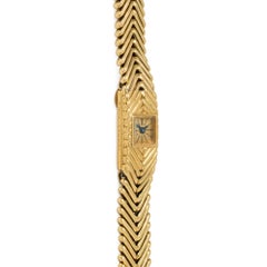 Hermes, Paris – Goldene Armbanduhr im „Angel Hair“-Stil