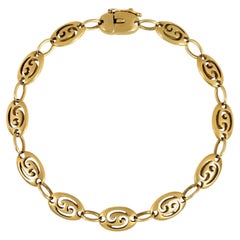 Jean, braccialetto con segno zodiacale Cancro in oro, Parigi