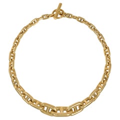 Hermès, collier « Chaîne d’ancre » en or de Paris, style nautique