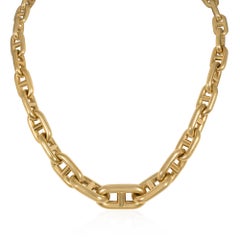 Hermès, collier « Chaîne d’ancre » en or de Paris, style nautique