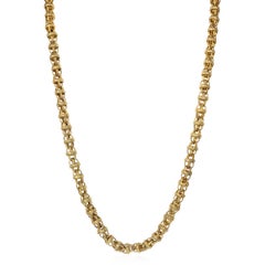 Antique oversized belcher link chain